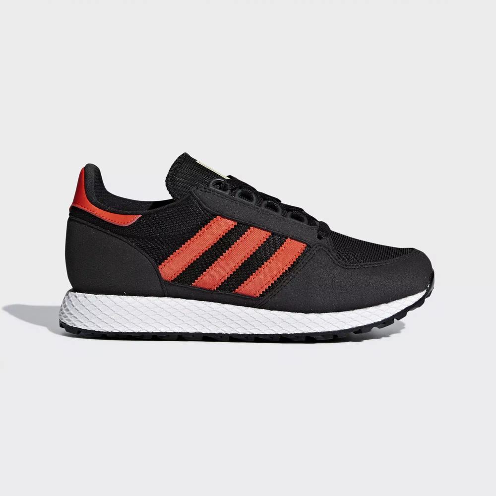 Adidas Forest Grove Tenis Negros Para Niño (MX-88196)